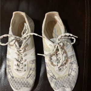 NFINITY White and Cream Athletic Shoes